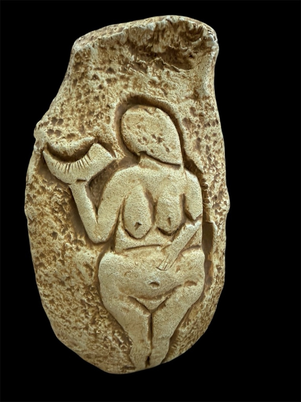 GODDESS VENUS OF LAUSSEL Plaque from Witch’s Estate Sale Very Realistic